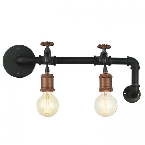 Бра Plumbing Bra Double Черный Бра Plumbing Bra Double Черный в Твери | Loft Concept