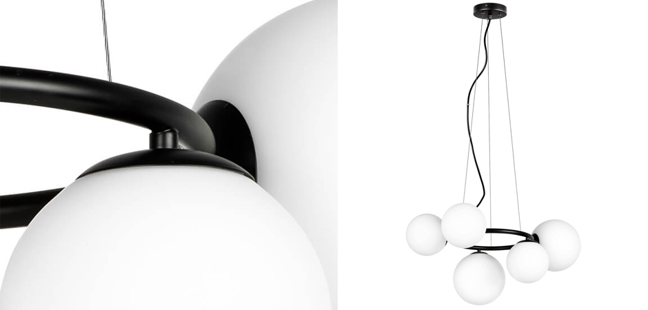 Люстра Bubbles on Ring Chandelier Black Люстра Bubbles on Ring Chandelier Black - Loft-Concept в Твери