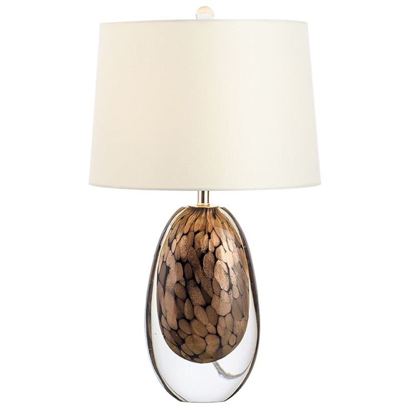 Настольная Crystal Table Lamp Brown Glass Прозрачное Стекло Бежевый Коричневый Настольная Crystal Table Lamp Brown Glass Прозрачное Стекло Бежевый Коричневый в Твери | Loft Concept
