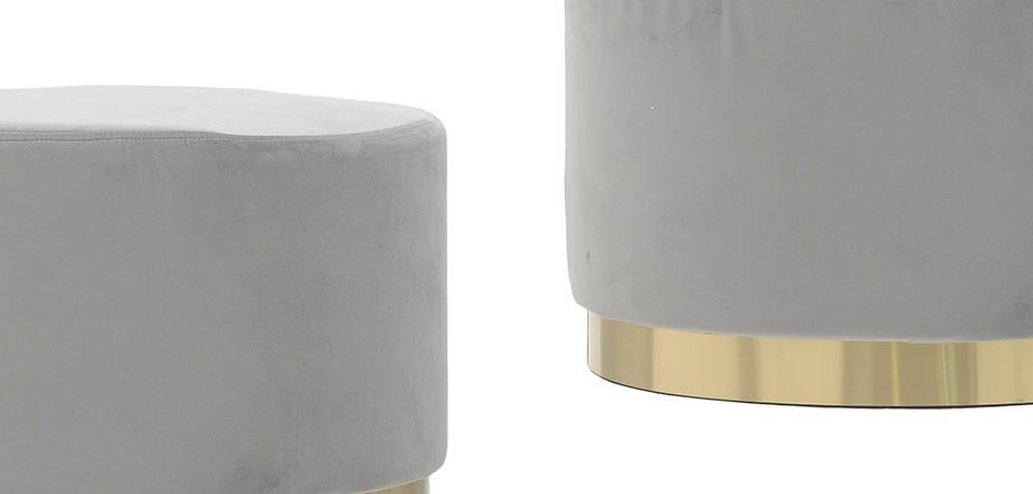 Пуф Golden Belt Gray Pastel Пуф Golden Belt Gray Pastel - Loft-Concept в Твери