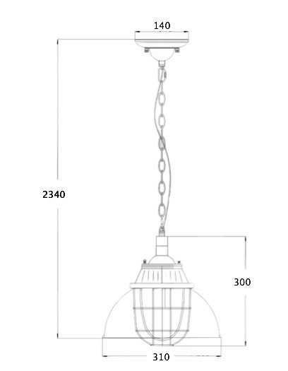 Светильник Loft Industrial Metal Cage Вreamboat в Твери