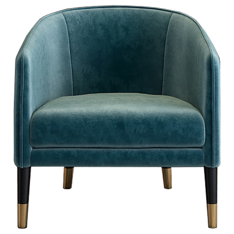 Кресло Elliott Chair Бирюзовый Черный Кресло Elliott Chair Бирюзовый Черный в Твери | Loft Concept