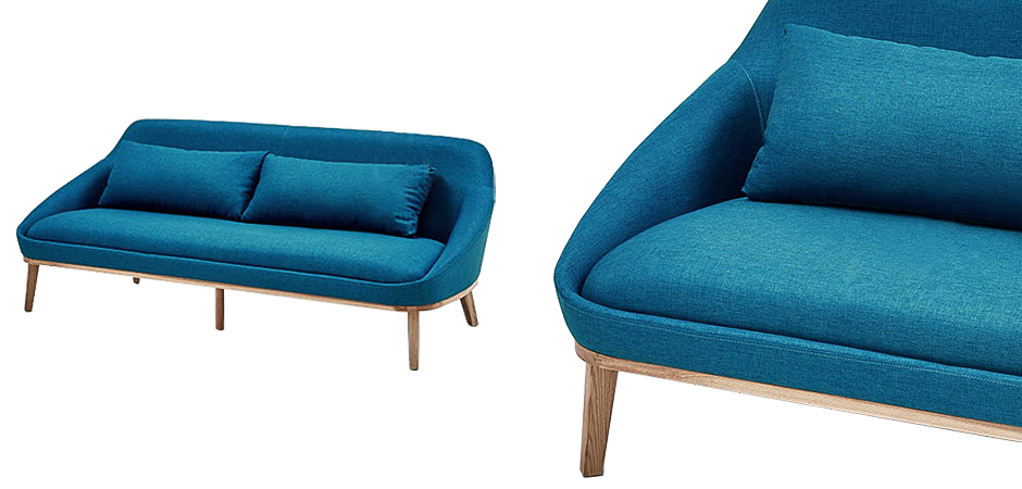 Двухместный диван Sea Basin Sofa Двухместный диван Sea Basin Sofa - Loft-Concept в Твери