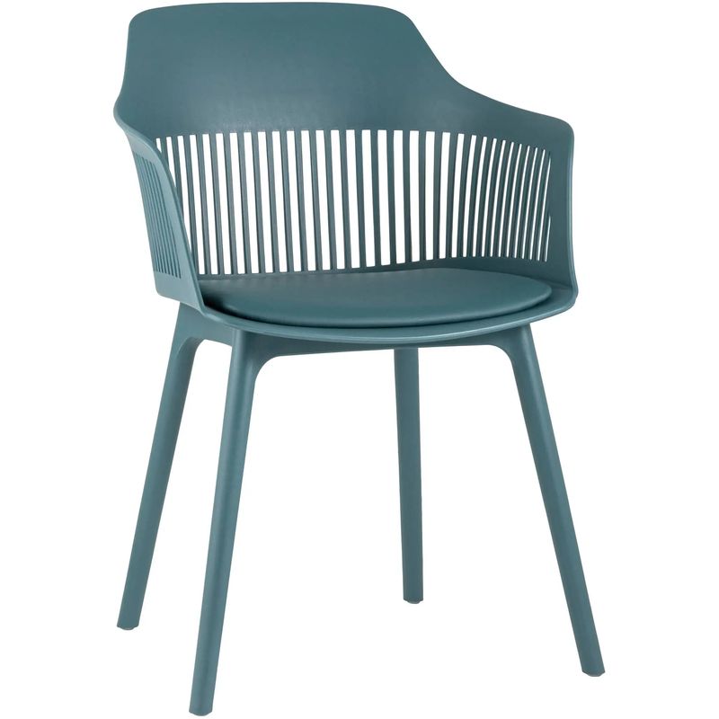 Стул Crocus Chair Бирюзовый цвет Велюровая подушка Бирюзовый в Твери | Loft Concept 