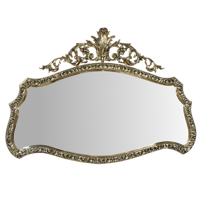 Зеркало настенное в бронзовой раме Royal Gold Mirrors Золотой Зеркало настенное в бронзовой раме Royal Gold Mirrors Золотой в Твери | Loft Concept