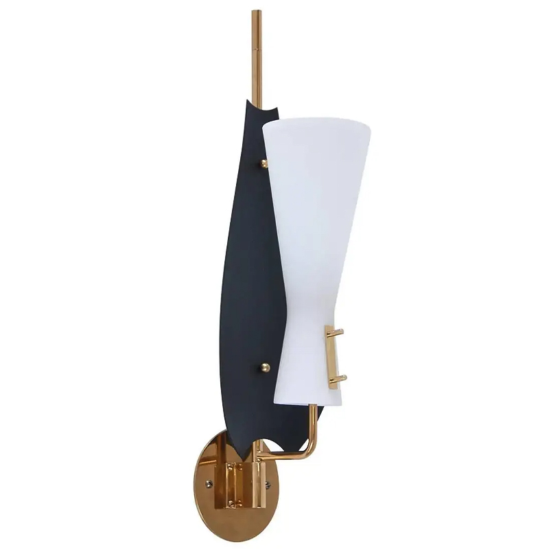 Бра Modern Leaf Sconces Черный Белый Латунь Бра Modern Leaf Sconces Черный Белый Латунь в Твери | Loft Concept
