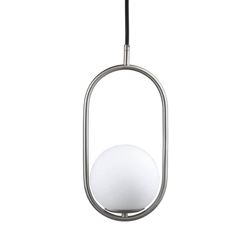 Подвесной светильник B.LUX C Ball oval nickel Белый Никель Подвесной светильник B.LUX C Ball oval nickel Белый Никель в Твери | Loft Concept