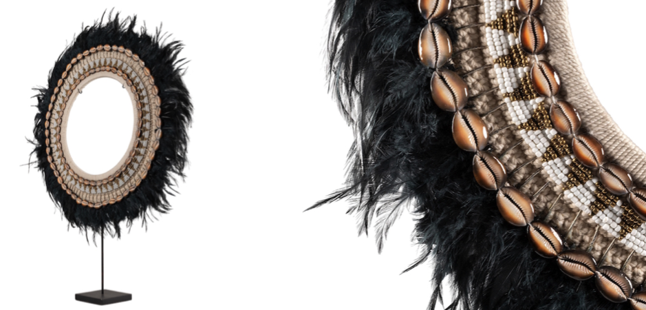 Ожерелье versmissen на подставке JUJU BLACK FEATHER ON STAND Ожерелье versmissen на подставке JUJU BLACK FEATHER ON STAND - Loft-Concept в Твери