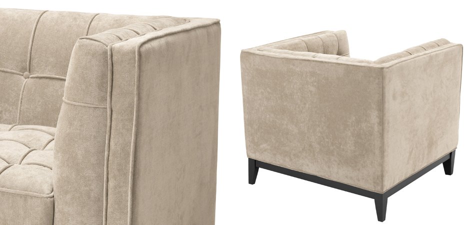 Кресло Eichholtz Chair Aldgate Greige Кресло Eichholtz Chair Aldgate Greige - Loft-Concept в Твери