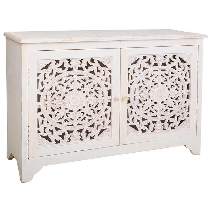 Комод с резным декорированным фасадом Imaad Lace Chest of Drawers Бежевый Комод с резным декорированным фасадом Imaad Lace Chest of Drawers Бежевый в Твери | Loft Concept