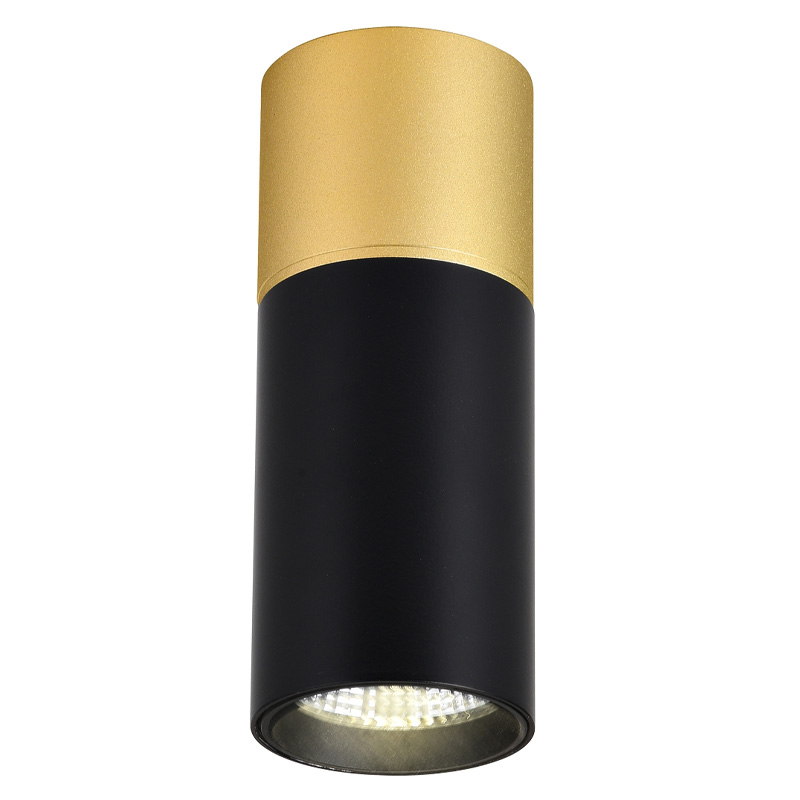 Накладной светодиодный спот Delightfull Black&Gold Золотой Черный Накладной светодиодный спот Delightfull Black&Gold Золотой Черный в Твери | Loft Concept