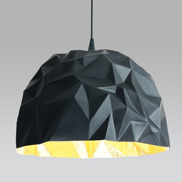 Люстра Rock Suspension Lamp Черный Белый Золотой Люстра Rock Suspension Lamp Черный Белый Золотой в Твери | Loft Concept