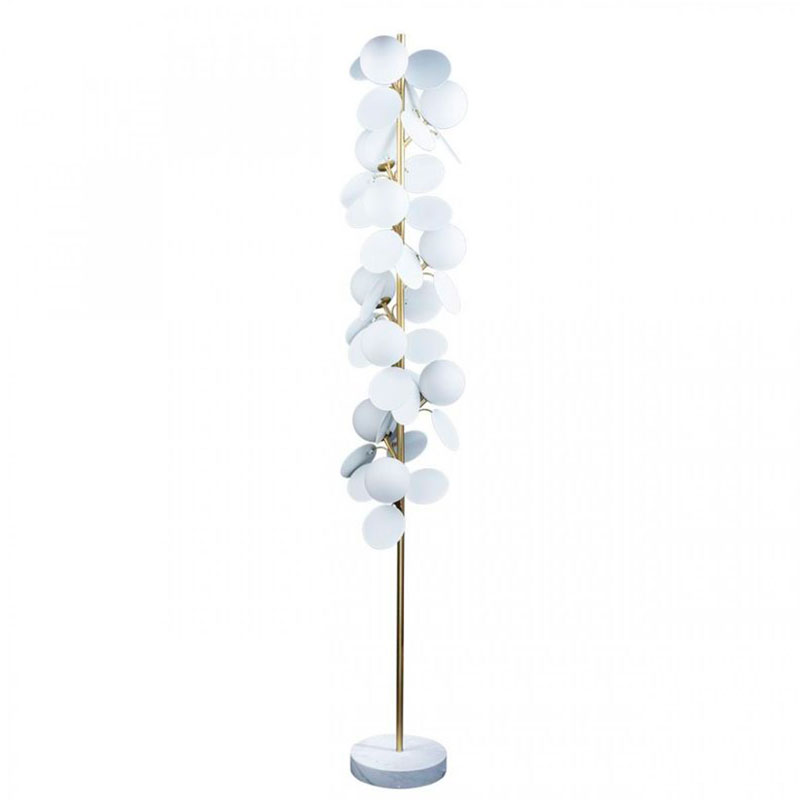 Торшер MATISSE Floor Lamp White Золотой Белый Торшер MATISSE Floor Lamp White Золотой Белый в Твери | Loft Concept