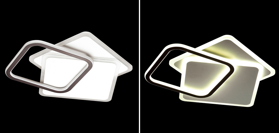 Потолочный светильник Primitive Forms Triple Square - фото №1