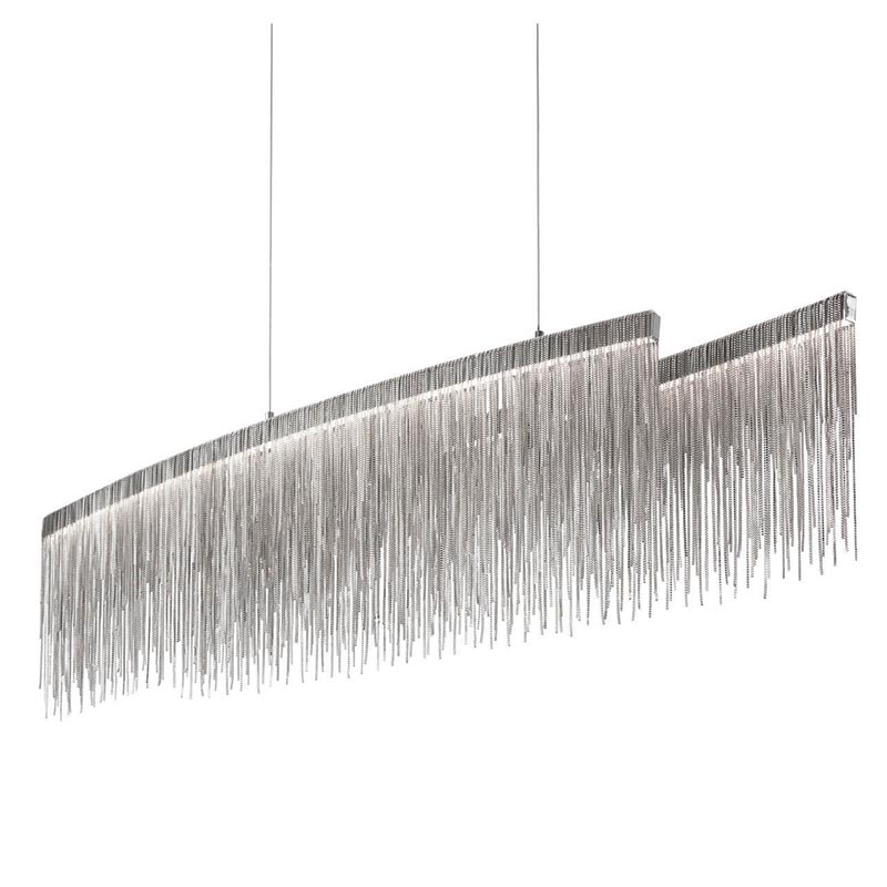Люстра Atlantis Chain Chandelier Line Chrome Хром Люстра Atlantis Chain Chandelier Line Chrome Хром в Твери | Loft Concept
