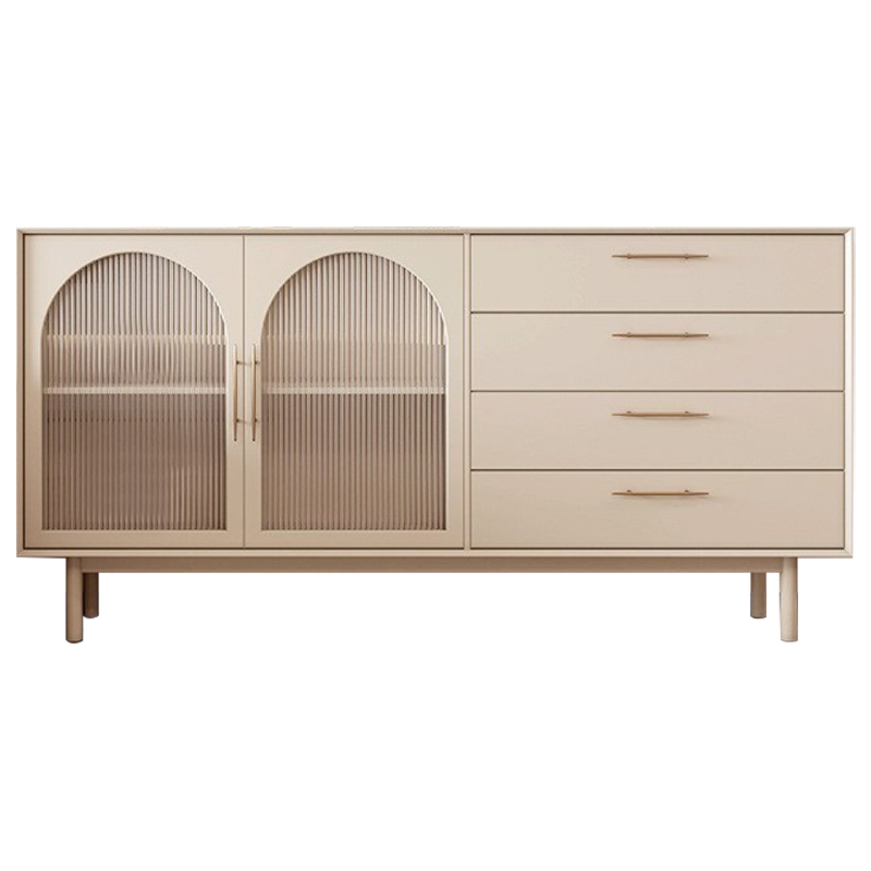 Комод Trystan Arch Chest of Drawers Бежевый Золотой в Твери | Loft Concept 