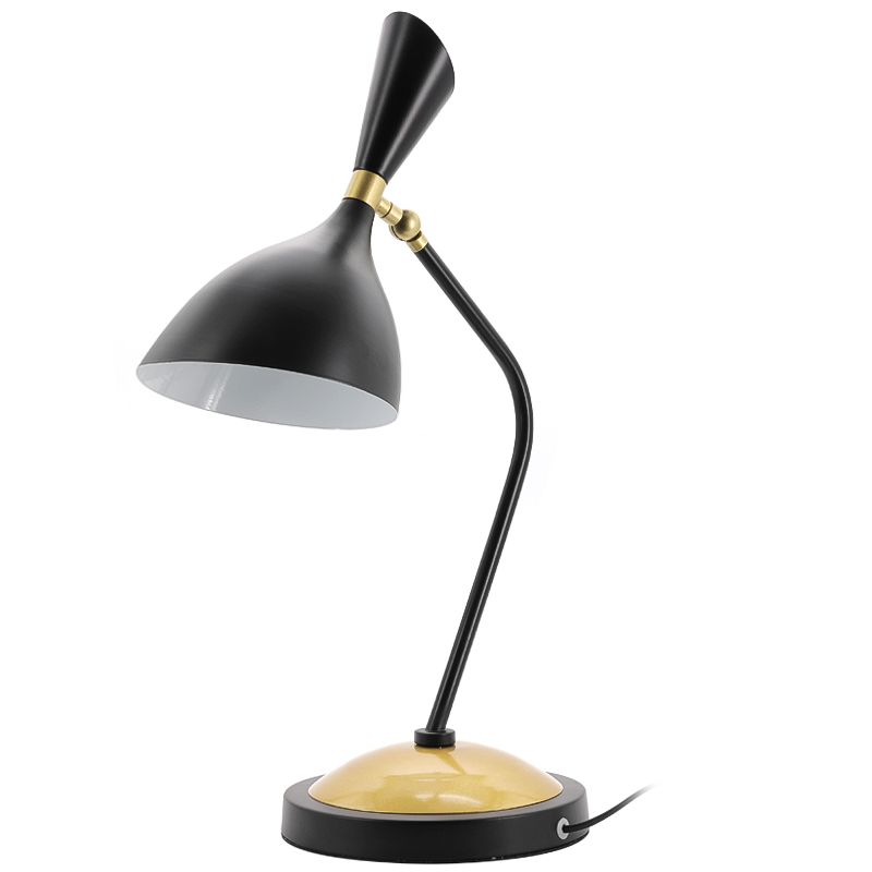 Настольная лампа Duke Table Lamp Черный Золотой Настольная лампа Duke Table Lamp Черный Золотой в Твери | Loft Concept