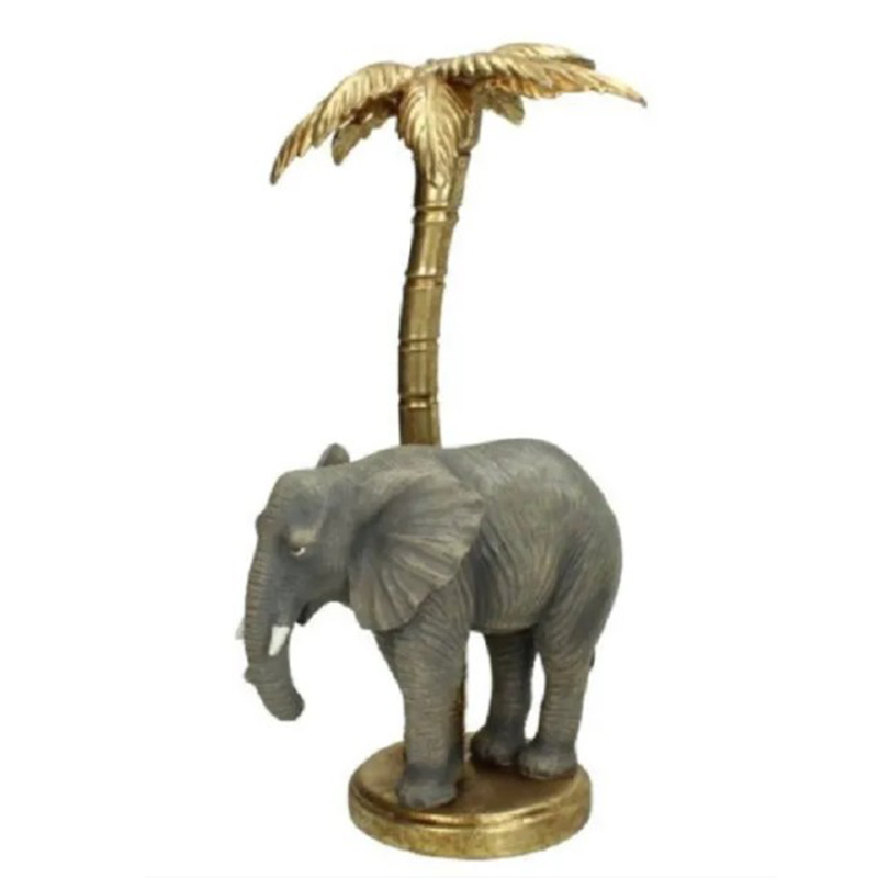 Подсвечник Elephant Серый Золотой Подсвечник Elephant Серый Золотой в Твери | Loft Concept