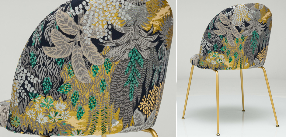 Jungle chair Стул обивка Джунгли жакард - фото №1