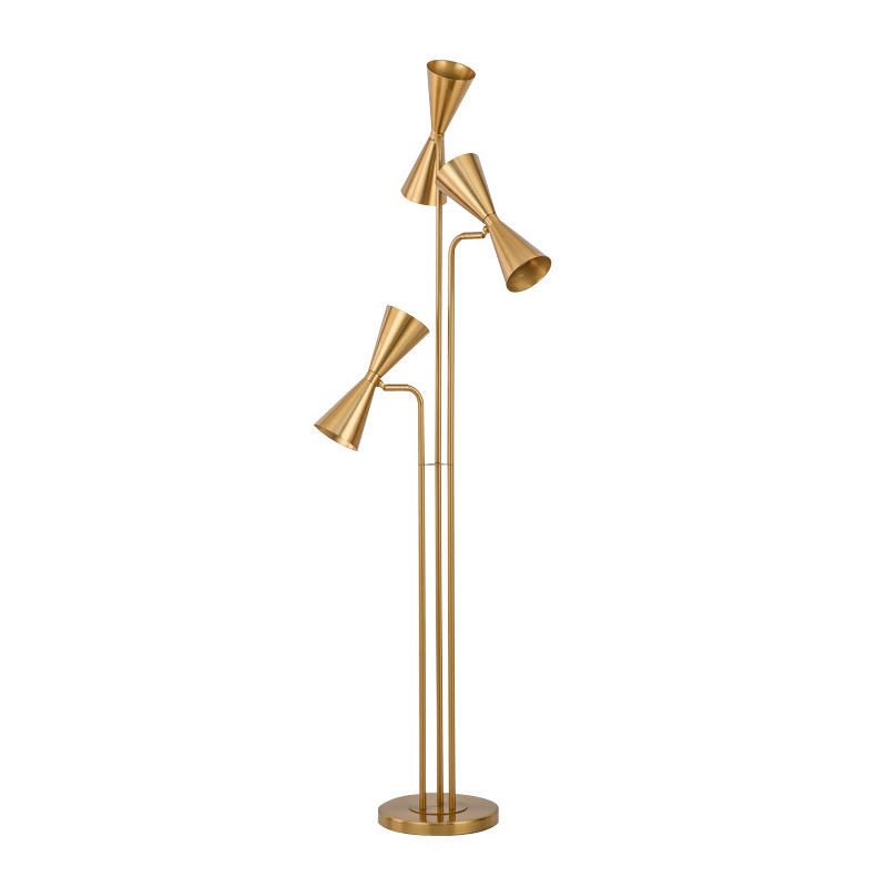 Торшер Sigourney Floor Lamp Глянцевое золото Торшер Sigourney Floor Lamp Глянцевое золото в Твери | Loft Concept