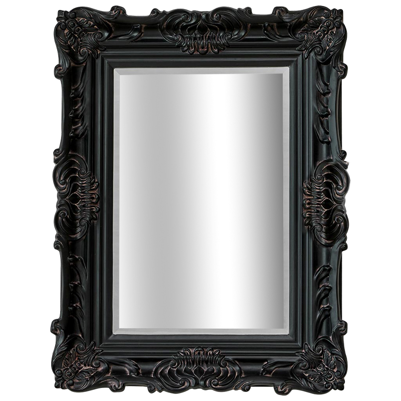 Зеркало Aryan Provence Mirror Black Черный Коричневый Зеркало Aryan Provence Mirror Black Черный Коричневый в Твери | Loft Concept