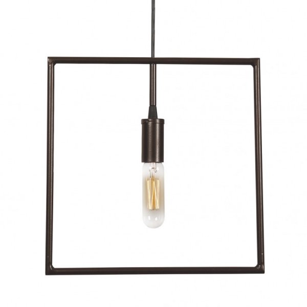 Подвесной светильник Shape Square Pendant Коричневый в Твери | Loft Concept 