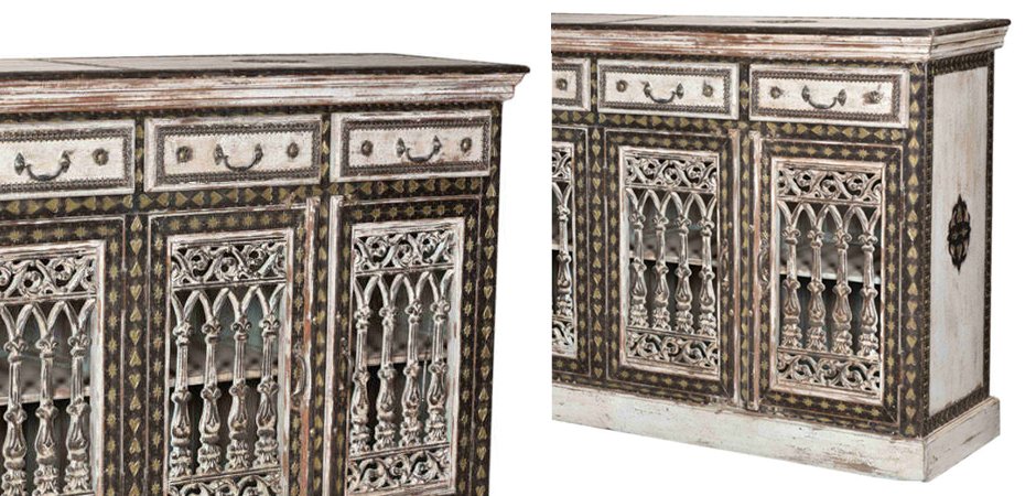 Буфет из тика с резными дверцами - Loft-Concept в Твери