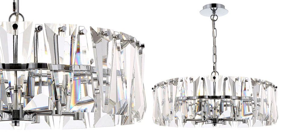 Люстра Ruby Crystal Chandelier Chrome 53 Люстра Ruby Crystal Chandelier Chrome 53 - Loft-Concept в Твери