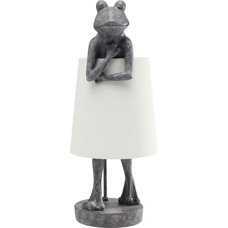 Настольная лампа Gray Frog Серый Белый Настольная лампа Gray Frog Серый Белый в Твери | Loft Concept