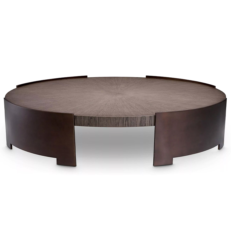 Кофейный стол Eichholtz Coffee Table Quinto Коричневый Темная бронза винтаж Кофейный стол Eichholtz Coffee Table Quinto Коричневый Темная бронза винтаж в Твери | Loft Concept
