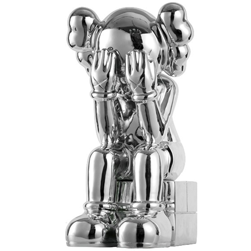 Статуэтка KAWS Passing Through Silver Серебряный Статуэтка KAWS Passing Through Silver Серебряный в Твери | Loft Concept