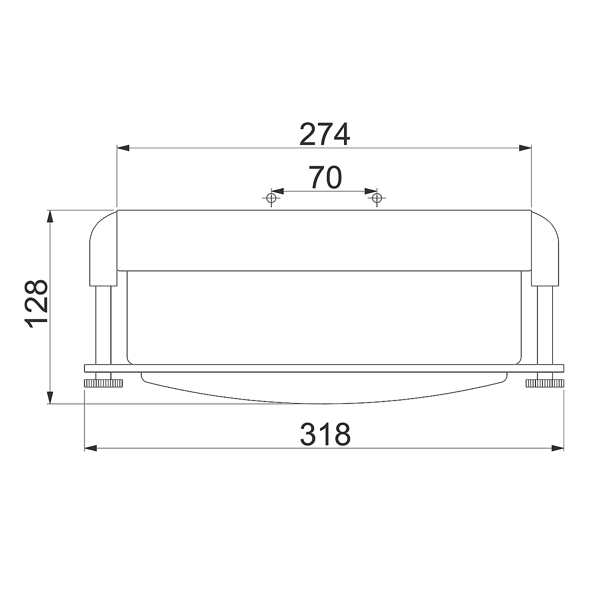 Потолочный светильник для ванных комнат цвета никель с плафоном из опалового стекла и декоративными держателями Hinkley в Твери