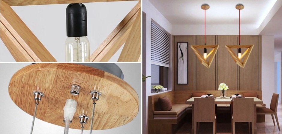 Подвесной светильник Tetraedr Woody Подвесной светильник Tetraedr Woody - Loft-Concept в Твери