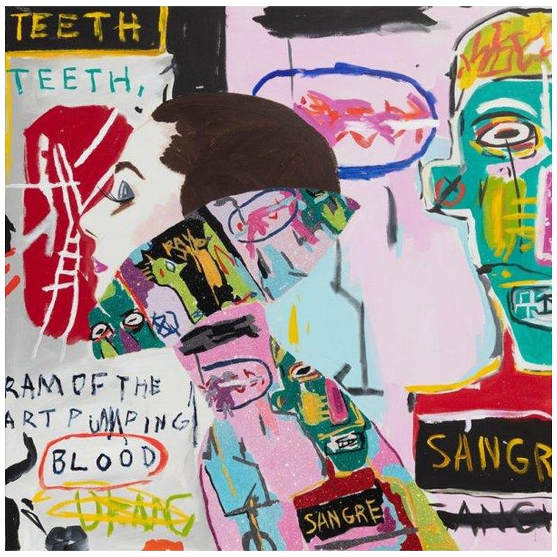 Картина She Dreamed of Basquiat in Pink Мульти Картина She Dreamed of Basquiat in Pink Мульти в Твери | Loft Concept