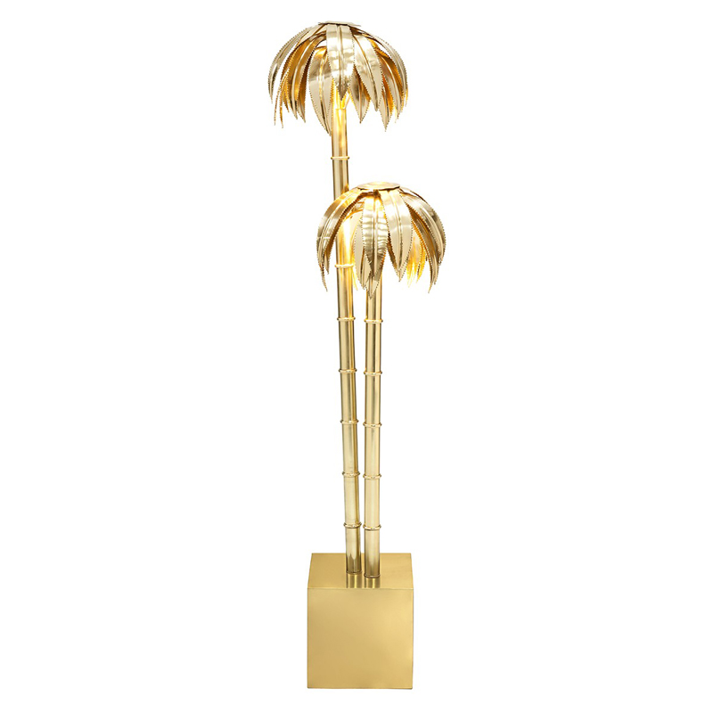 Торшер FLOOR LAMP PALMERY X2 Brass Латунь Торшер FLOOR LAMP PALMERY X2 Brass Латунь в Твери | Loft Concept