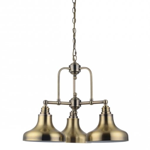 Люстра Bell Marine Chandelier 3 Латунь Античная полированная Люстра Bell Marine Chandelier 3 Латунь Античная полированная в Твери | Loft Concept