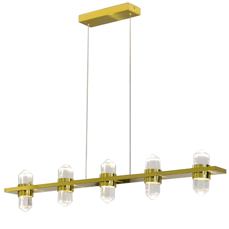 Люстра large Crystals Line Brass Латунь Прозрачный Люстра large Crystals Line Brass Латунь Прозрачный в Твери | Loft Concept