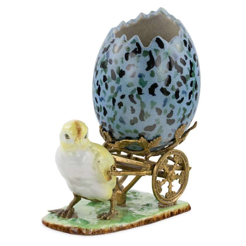 Статуэтки Chick with Egg Бронза Светло-голубой Желтый Прозрачный зеленый Статуэтки Chick with Egg Бронза Светло-голубой Желтый Прозрачный зеленый в Твери | Loft Concept