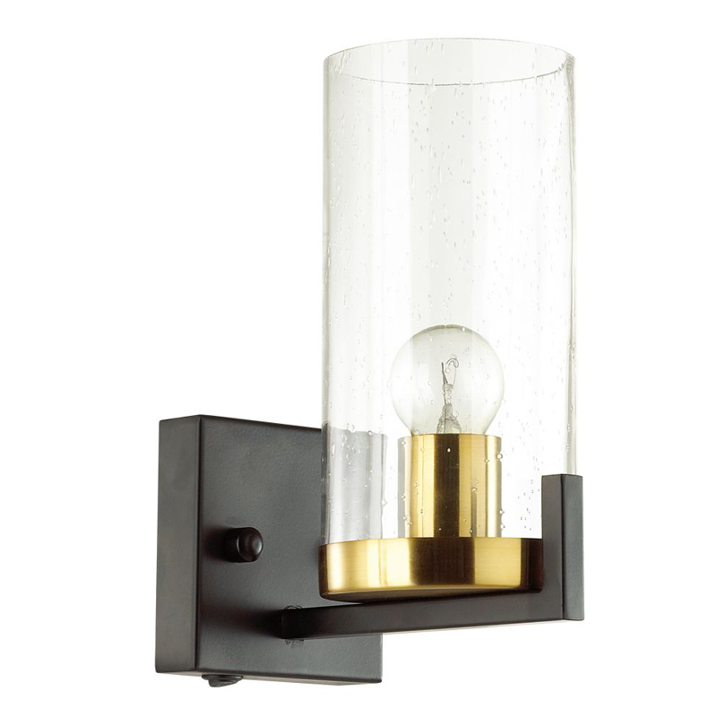 Бра Goran Sconce Прозрачный Глянцевое золото Черный Бра Goran Sconce Прозрачный Глянцевое золото Черный в Твери | Loft Concept