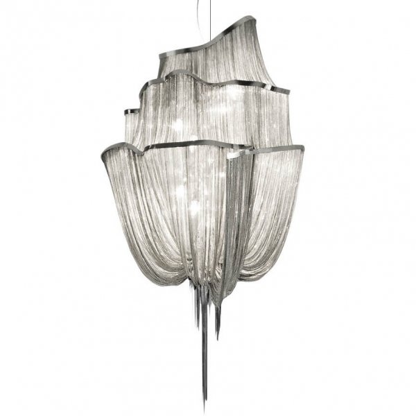 Люстра Terzani Atlantis Chandelier NICKEL Хром Люстра Terzani Atlantis Chandelier NICKEL Хром в Твери | Loft Concept