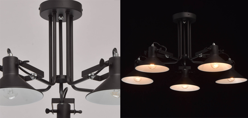 Потолочный светильник Rotating Light Black Потолочный светильник Rotating Light Black - Loft-Concept в Твери