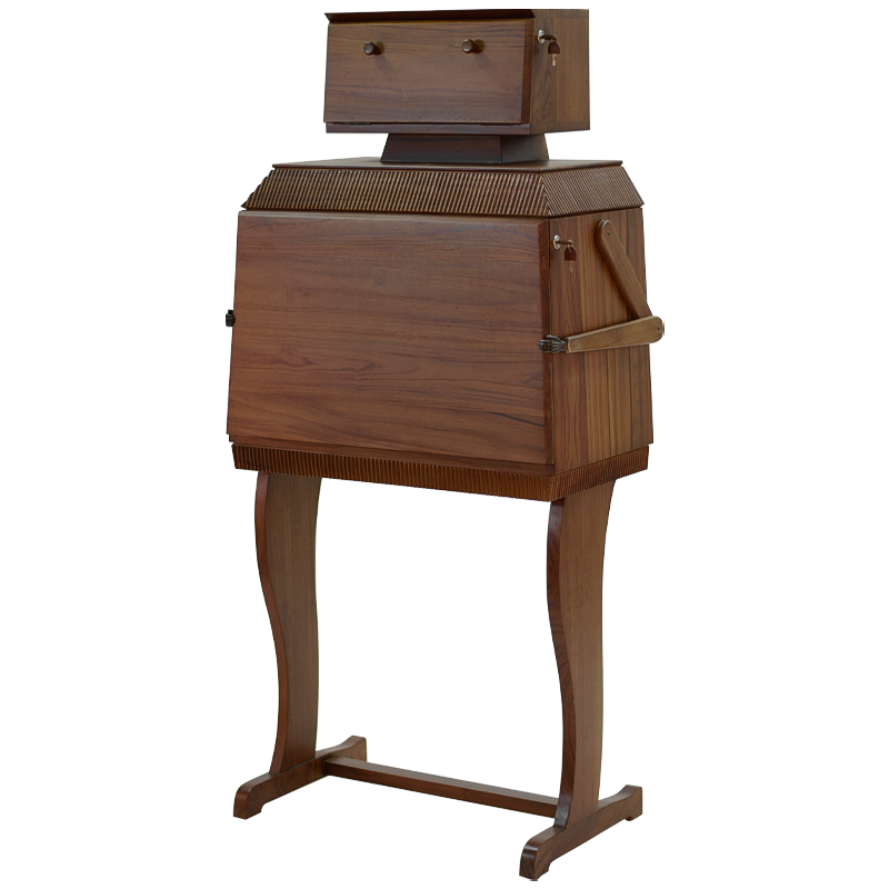 Бар в виде робота дерево шпон Wooden Robot Bar Коричневый Бар в виде робота дерево шпон Wooden Robot Bar Коричневый в Твери | Loft Concept