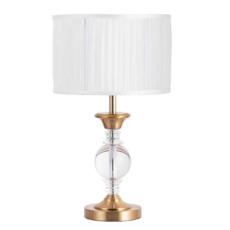 Настольная лампа Fluid glass lamp Белый Прозрачный Золотой Настольная лампа Fluid glass lamp Белый Прозрачный Золотой в Твери | Loft Concept