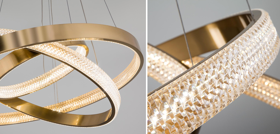Люстра ORACLE 3 Rings Gold Люстра ORACLE 3 Rings Gold - Loft-Concept в Твери