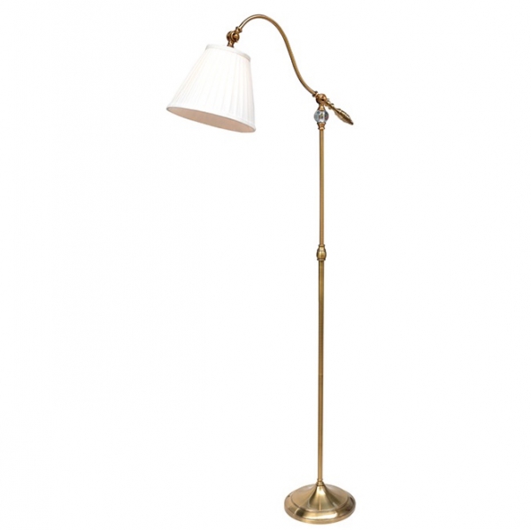 Напольный светильник Classic Ambre Light Floor Латунь Античная полированная Напольный светильник Classic Ambre Light Floor Латунь Античная полированная в Твери | Loft Concept