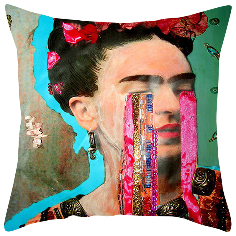 Декоративная подушка Frida Kahlo 15 Мульти Декоративная подушка Frida Kahlo 15 Мульти в Твери | Loft Concept
