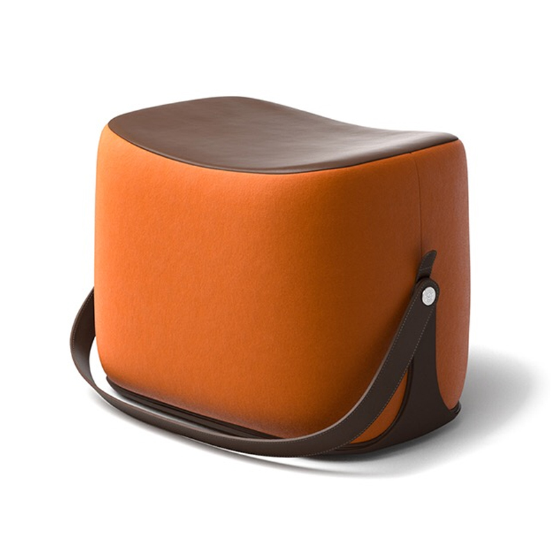 Пуф Langtry Pouf Orange Коричневый Оранжевый Пуф Langtry Pouf Orange Коричневый Оранжевый в Твери | Loft Concept