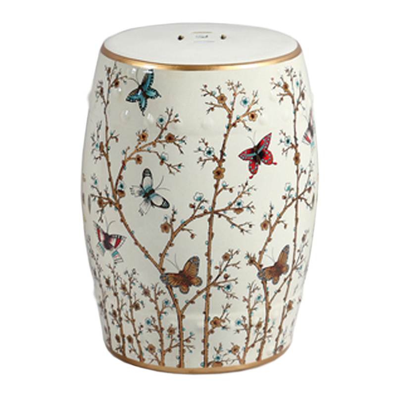 Керамический табурет Flowers & Butterflies Мульти Керамический табурет Flowers & Butterflies Мульти в Твери | Loft Concept