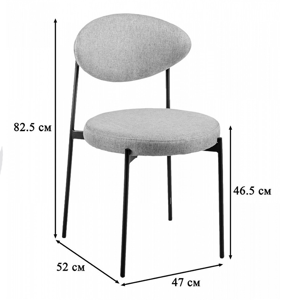 Стул металлический с мягкой спинкой и сиденьем Alfie Chair Стул металлический с мягкой спинкой и сиденьем Alfie Chair в Твери
