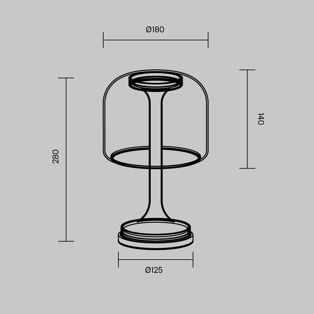 Настольный светильник Spirito 3000К 13Вт в Твери
